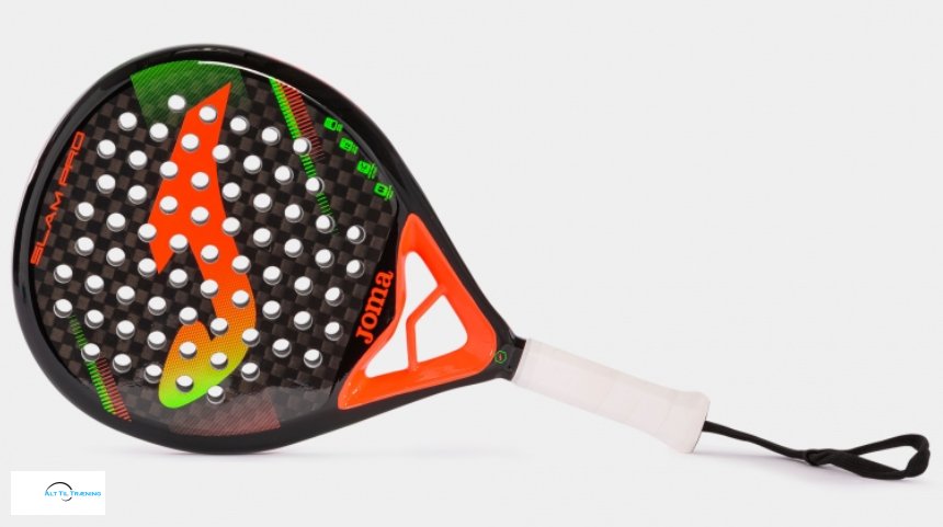 SLAM PRO PADDLE RACKET BLACK FLUOR CORAL